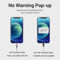 Vention Lightning Cable USB-C to Lightning Fast PD Charging Cable MFi certified 3A Date Cable For iOS devices iphone ipad ipod USB-C to Lightning PD Fast Charging Date Cable Gray. 