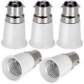 5 pcs Bulb Base Socket ( B22 To E27 ) Converter Adapter. 