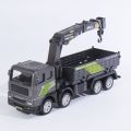 【Lejia】12 Styles Alloy Diecast Simulation Engineering Model Toys Crane Bulldozer Excavator Forklift Vehicles Educational. 