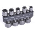 5-13mm steel power nut driver drill bit set 1/4" hex shank metric socket wrench Encounter.