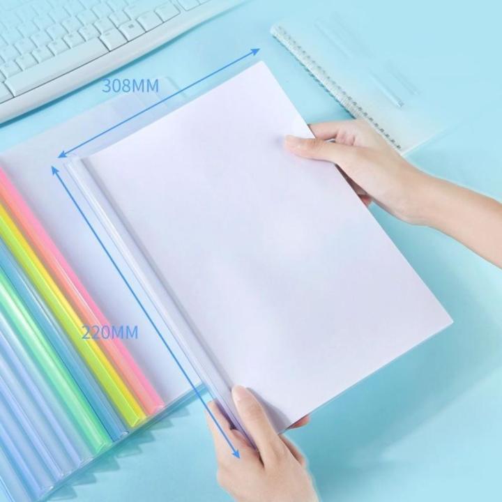 Transparent%20Transparent%20File%20Folder%20Good%20Quality%20A4%20Thickening%20Sliding%20Report%20Covers%20A4%20Report%20Display%20Cover%20Organizer%20for%20-%20Image%204