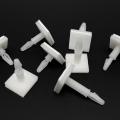 25pc Nylon Plastic Standoff Spacer Stick with Adhesive Glue Insert Lock Clip on Snap in Fixed Support PCB Board 3mm Hole.