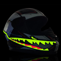 2 In 1 Motorcycle Helmet Light Bar Shark Style Strip LED Night Warning Signal Light Strip Cold Waterproof Sticker Helmet Accessorie. 