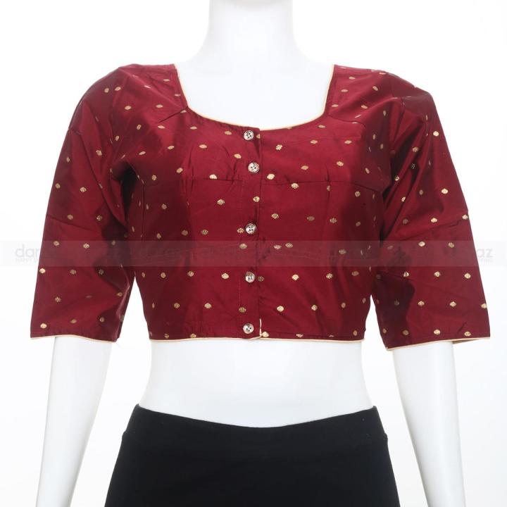 Stylish Addition - Indian Katan Blouse With Inner Falls Best Qualityfull & Comfortable Blouse For Women - Sustainable Choice