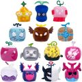 Blox Fruits Anime Game Plush Toy Fruit Leopard Pattern Box Plushies Toy 16cm Soft Stuffed Fruits Toy Christmas Gift For Children. 