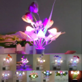 Dim Mashroom Light Green Flower - Multicolor/LED Mushroom Digital Sensor Mushroom & Flower Lamp Multi-Color.