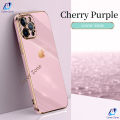 For Apple iPhone 12 Pro Max Luxury 6D Plating Soft Casing Silicone Square Frame Phone Case.