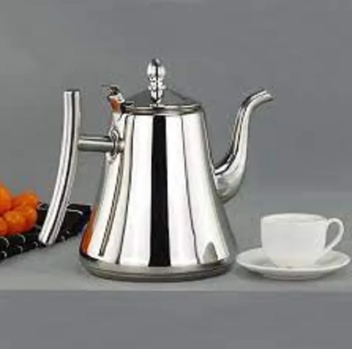 Stainless%20Steel%20Kashi%C2%A0Teapot%20Silver%C2%A0With%20Infuser%20Tea%20Filter%20Coffee%20Tea%20Kettle%20Water%20Kettle%20Drinkware%20(Ee-1%20Ltr)%20-%20Image%205