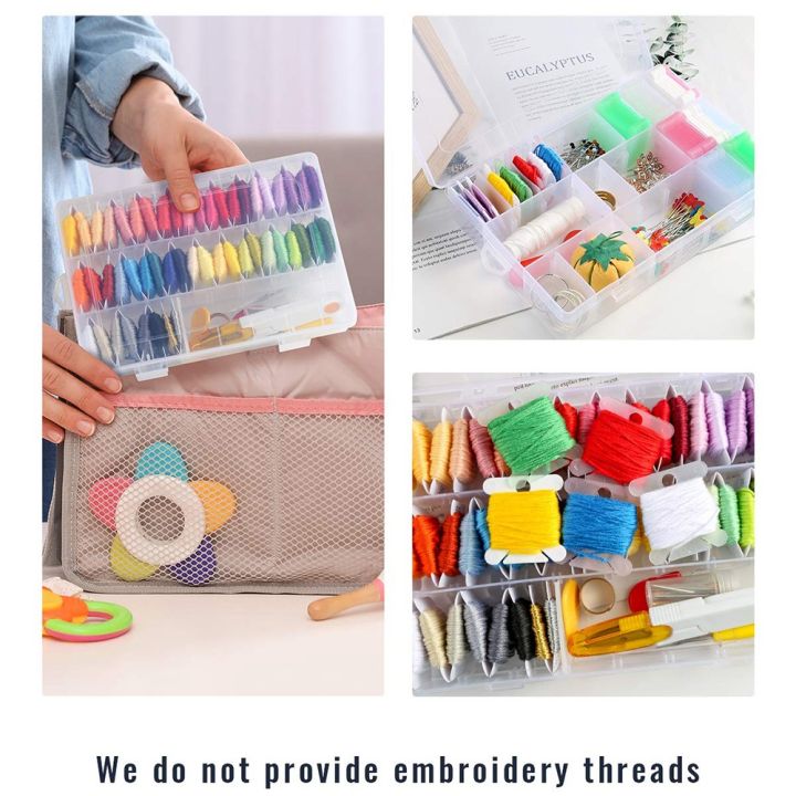 152Pcs%20Cross%20Stitch%20Accessories%20Including%20Embroidery%20Thread%20Bobbins%20Cross%20Stitch%20Organizer%20Box%20and%20Floss%20Number%20Sticker%20-%20Image%208