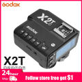 Godox X2T TTL 1/8000s HSS Wireless Flash Trigger Transmitter for Canon Nikon Sony Fuji Pentax Olympus Camera Ootdoor Flashes.