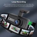 NEW- Front and Inner Dual Camera HD Infrared Night Vision Car Dash Cam Driving Recorder. 