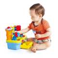 HOLA 907 Baby Toys Musical Educational Toy Workbench with Tools & Light & Shape Sorter Kids Pretend Play Toys for Boys 3 Years. 