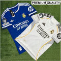 Real Madrid FC Jersey - New Kit 25/26 Player Edition Jersey - Home/Away Kit - Special Fans Version Jersey Club Jersey 25/26 - Thai Fabrics - Short Sleeve - New Football Jersey - UEFA Champions League 2024 Design.