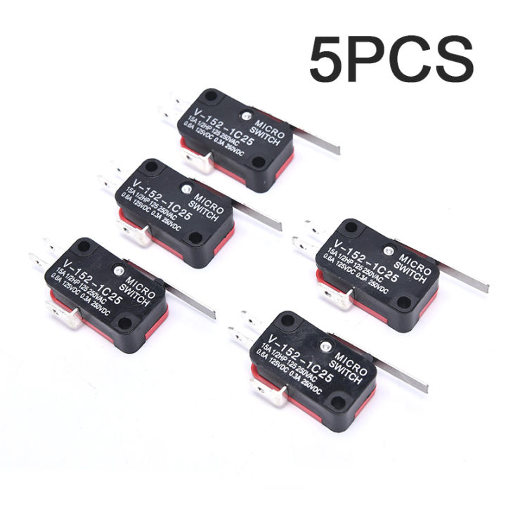 5PCS%20V-152-1C25%20Stroke%20Limit%20Microwave%20Oven%20Door%20Momentary%20Micro%20Switch%20-%20Image%202
