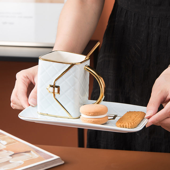 Migeet%20Special%20Handbag-Shaped%20Coffee%20Mug%20Set%20with%20Saucer%20&%20Spoon%20310ML%20Coffee%20Cup%20Ceramic%20Tea%20Cup%20Birthday%20Festival%20Gift%20for%20Mom%20Grandmom%20Wife%20Girlfriend%20-%20Image%208