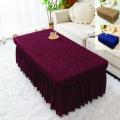 Turkey spendics elastic Furniture Protective T Table cover. 