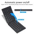 Folding Keyboard, Foldable Bluetooth Keyboard, Portable Wireless Keyboard for IOS, Android, and Windows tablets, Smartphones, iPhone, iPad, Laptops, PC.