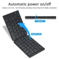 Folding Keyboard, Foldable Bluetooth Keyboard, Portable Wireless Keyboard for IOS, Android, and Windows tablets, Smartphones, iPhone, iPad, Laptops, PC. 