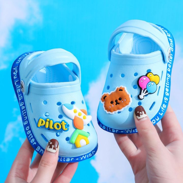 Summer%20Kids%20Sandals%20Children%20Hole%20Shoes%20Slippers%20Soft%20Anti-Skid%20Cartoon%20DIY%20Design%20Hole%20Baby%20Shoes%20Sandy%20Beach%20For%20Boys%20Girls%20-%20Image%202
