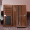 Men Long Wallet PU Leather Credit Card Holder Purses Carteira Masculina Carteras Billetera Hombre Luxury Wallets for Men Wallet.