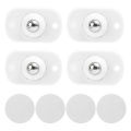 4Pcs/Set Self Adhesive Swivel Caster Wheels 360 Degree Rotation Swivel Castors Mini Wheels For Moving Furniture Caster Pulley. 