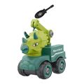 Infant Engineering Vehicle Screw Assemble Dinosaur Toy Boys Girls Preschool Early Educational DIY Model for Kid Present. 