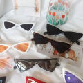 Whimsical Understated -Craftsmanship and Trendy -Korean Style Ulzzang Retro Triangle Cat Eye Sunglas- Progressively Better.