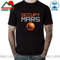 Novelty Occupy Mars SpaceX Starman T Shirt Men Man 100% Cotton Elon Musk Space X T-Shirt Summer Camiseta Mens Tshirt Don't Panic. 