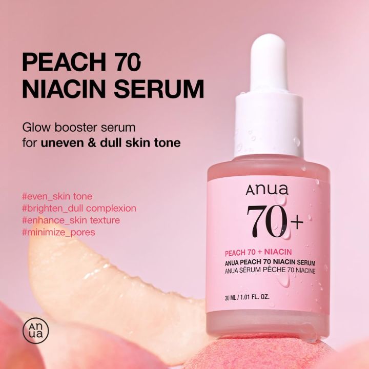 Anua Peach 70+ Niacinamide Serum 30ml