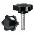 Torx Handle Screw Plastic Star Bolt Handle Screw Plastic Knob 4mmx9.8mm. 