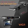 2 In 1 Car DVR Dash Camera 6 Languages Driving Recorder Video Camera Driving Radar Detector Dash Cam With Night Vision.