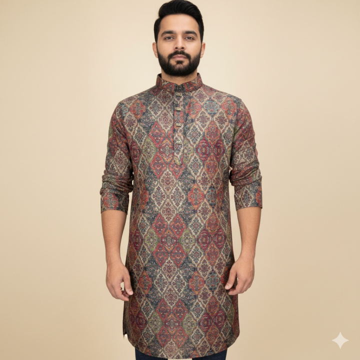 Printed%20Premium%20Quality%20Panjabi%20for%20Men%20%7C%20Luxury%20Cotton%20Ethnic%20Kurta%20%7C%20Stylish%20Traditional%20Wear%20for%20Eid,%20Wedding%20&%20Festive%20Occasions%20%7C%20Comfortable%20Breathable%20Fabric%20%7C%20Modern%20Slim%20Fit%20Design%20%7C%20Trendy%20Printed%20Panjabi%20for%20Smart%20&%20Elegant%20Look%20-%20Image%204