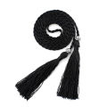 Ethnic Women Braided Knot Tassel Belt Waistband Skinny Thin Waist Rope Strap. 