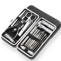 19PCS Nail Clipper Set Stainless Steel Manicure Cutter Trimmer Ear Spoon Nail Clipper Professional Pedicure Nail Scissors Tool Abandon Abandon.