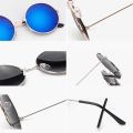 Women's Glasses Round Ladies Fashion Mirror Sunglasses for Woman Men Vintage UV400 Protection Sun Retro Eyeglasses. 