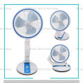 Multifunction Rechargeable Table fan Wall mount AC/DC Fan with LED Light. 