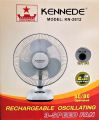 Kennede KN-2912 Rechargeable Table Fan - 12 Inch.