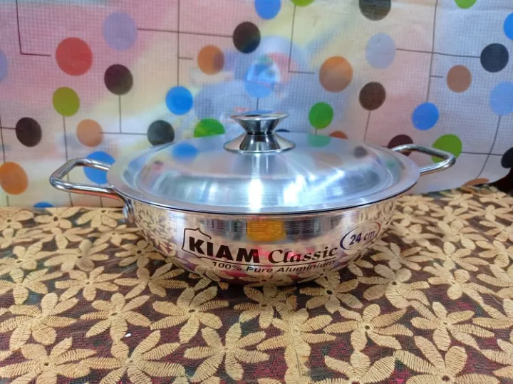 Kiam%2024cm%20Korai%20Pure%20Aluminium%20Cookware%20With%20Aluminium%20Lid%20-%20Image%202