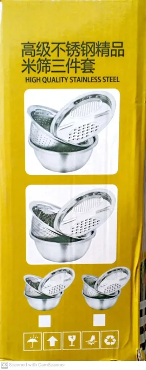 Silver%203%20in%201%20Stainless%20Steel%20Drain%20Basket%20Vegetable%20Cutter,%20For%20Kitchen%20-%20Image%208