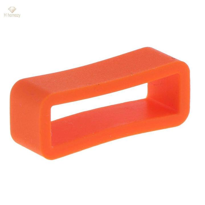 10pcs Rubber Watch Strap Band Keeper Hoop Loop Holder Ring 20mm