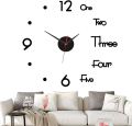 Luxury Decor 3D Wall Clock Sticker DIY Mirror Clock Brief Living Room Decor Modern Design Silent Acrylic Big Watch. 