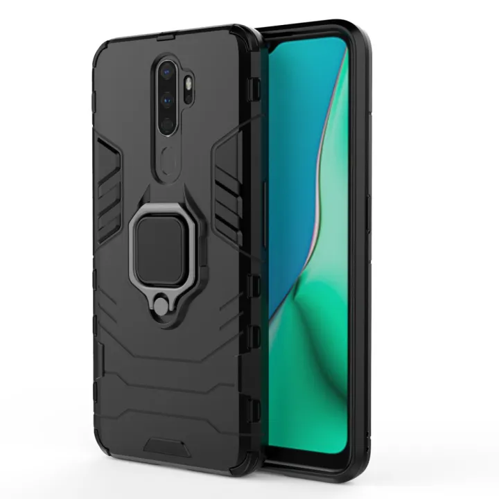 Lenuo%20Phone%20Case%20for%20Oppo%20A9%202020%20/%20A5%202020%20Silicone%20PC%20Metal%20Ring%20Holder%20Cover%20-%20Image%206