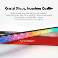 COOLMOON ARGB LED Strip Light With 5V 3Pin Small 4Pin Header Changing Light Speed DIY Lamp Bar Light Strip For PC Computer Case Chassis.