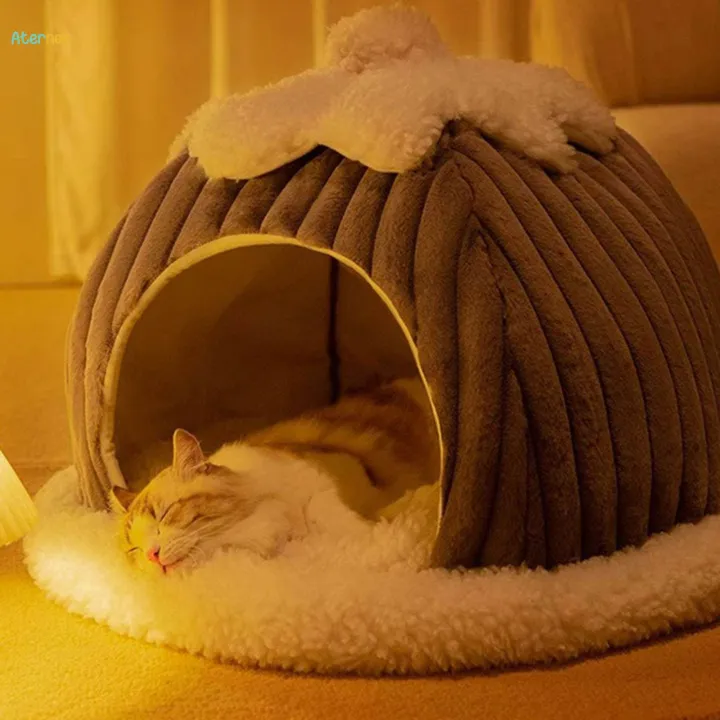 Dog%20Cat%20Bed%20Semi%20Enclosed%20Pet%20Cat%20Nest%20for%20under%206%20Catties%20Pomeranian%20Kitten%20-%20Image%205