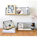 Diy Opknoping Rack Muur Display Art Opbergdoos Mand Mesh Plank Rack Houder Organizer Thuis Wanddecoratie Ijzeren Rooster Decor. 