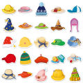 50 hats, graffiti, personality, cross-border cartoons, cute, children's goo cards, DIY phone cases, suitcase stickers, waterproof. 