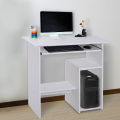 Furnizone's Melamine computer table - White. 
