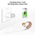 USB Rechargeable Hearing Aid BTE Hearing Aids Ear Hearing Amplifier Adjustable Tone Hearing Device for Elderly Sound Amplifier. 