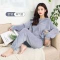 Autumn and winter coral velvet pajamas fairy warm warm suit pants new casual long sleeve loungewear thickened fashion women's winter.