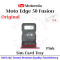 For Motorola Moto Edge 50 Fusion Sim Card Tray Holder Sim Adapto Replacement Parts. 